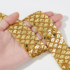 12.5 Yards Ployester Elastic Sequin Trimmings&nbsp;OCOR-AR0001-75C