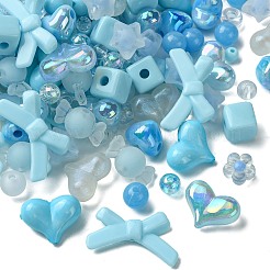 180pcs Transparent & Opaque Acrylic Beads&nbsp;TACR-CJ0001-67
