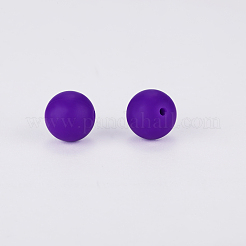 Round Silicone Focal Beads&nbsp;SI-JX0046A-06