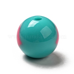 Two Tone Opaque Acrylic Beads&nbsp;LS-SACR-K003-03E