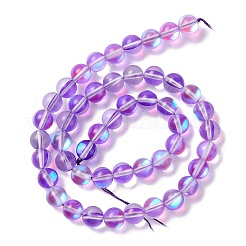 Synthetic Moonstone Beads Strands&nbsp;G-E573-02B-11