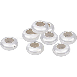 8Pcs 925 Sterling Silver Spacer Beads&nbsp;STER-BC0001-61B