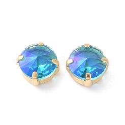 Moonlight Effect Flat Round Sew on Rhinestone&nbsp;RGLA-G018-01A-01