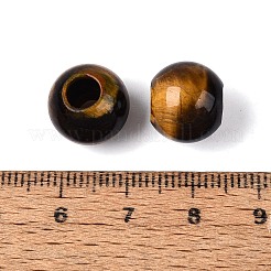 Natural Tiger Eye European Beads&nbsp;G-Q602-09A-05