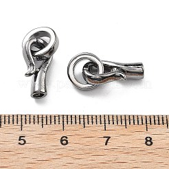 Brass Fold Over Clasps&nbsp;KK-G523-08B