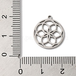 Non-Tarnish 5Pcs 201 Stainless Steel Pendants&nbsp;STAS-Z068-02P-01