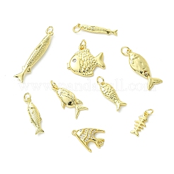 9Pcs 9 Styles Brass Pendants&nbsp;KK-CJ0004-41