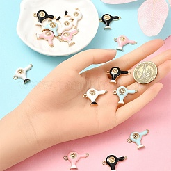 16Pcs 4 Colors Alloy Enamel Pendants&nbsp;FIND-YW0005-95