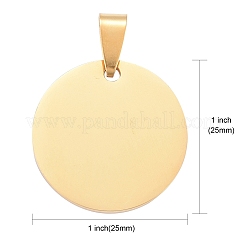 Ion Plating(IP) 304 Stainless Steel Pendants&nbsp;STAS-I311-05A-G