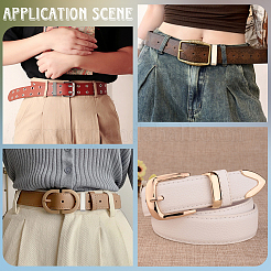 6Pcs 3 Colors Alloy Loop Keepers&nbsp;FIND-GF0009-14