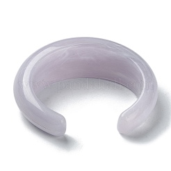 Plain Resin Cuff Bangles&nbsp;BJEW-B074-02B