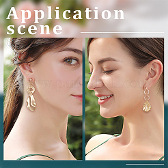 20Pcs Brass Ball Stud Earring Findings&nbsp;KK-BBC0007-13