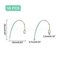 PVD Vacuum Plating 304 Stainless Steel Earring Hooks&nbsp;STAS-UN0018-15M