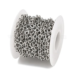 304 Stainless Steel Oval Link Chains&nbsp;CHS-G044-02P