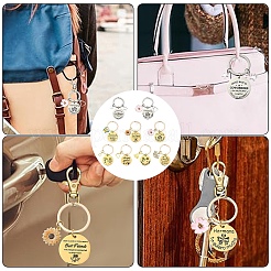Alloy Enamel & 304 Stainless Steel Keychain&nbsp;KEYC-YW00094-01
