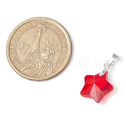 8Pcs Glass Pendants&nbsp;PALLOY-JF03009