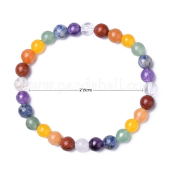 Mixed Gemstone Stretch Bracelets&nbsp;BJEW-Q667-04