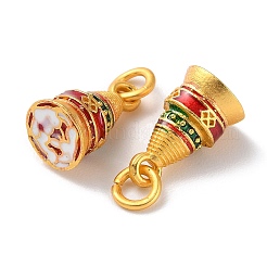 Rack Plating Alloy Enamel Charms&nbsp;PALLOY-F303-19MG