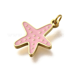 304 Stainless Steel Enamel Pendants&nbsp;STAS-R153-14G