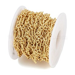 Brass Twist Bar Link Chains&nbsp;CHC-L054-01G