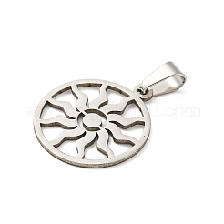 Non-Tarnish Laser Cut 304 Stainless Steel Pendants&nbsp;STAS-H184-18P