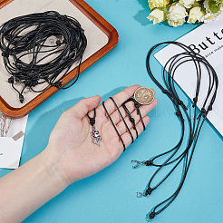 DIY Adjustable Waxed Cord Pendant Necklaces & Adjustable Waxed Polyester Cord Bracelet Making Sets&nbsp;NJEW-NB0001-26