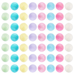 200Pcs Opaque ABS Plastic Beads&nbsp;MACR-TA0002-85