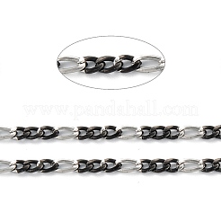 304 Stainless Steel Figaro Chains&nbsp;CHS-O010-05EBP