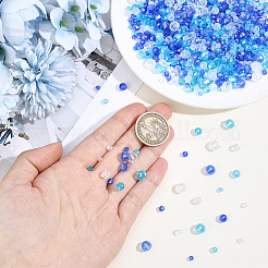 15 Strands 12 Styles Electroplate Glass Beads Strands&nbsp;EGLA-PA0001-50