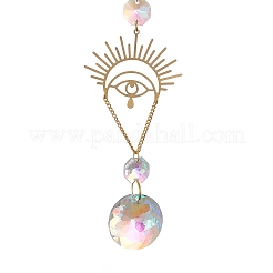 Brass & Crystal Suncatchers&nbsp;HJEW-G018-04A-G
