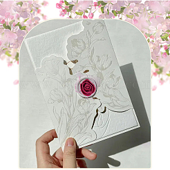 288Pcs Foam & Iron Artificial Flower&nbsp;AJEW-SP0003-58B