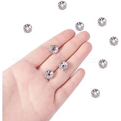 304 Stainless Steel Rhinestone Bead Spacers&nbsp;STAS-PH0001-02P