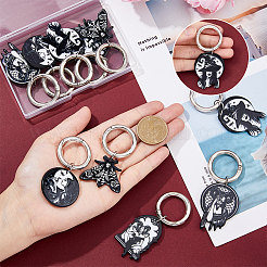 Printed Acrylic Pendants&nbsp;HJEW-AB00226