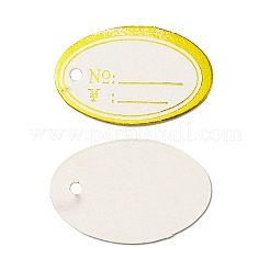 Oval Blank Signs Sales Price Label Tags&nbsp;AJEW-C026-01A-01