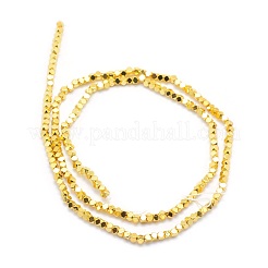 Electroplate Non-magnetic Synthetic Hematite Beads Strands&nbsp;G-L485-10A-G
