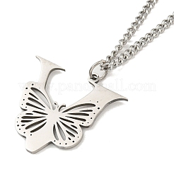 201 Stainless Steel Necklaces&nbsp;NJEW-Q336-01V-P