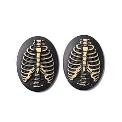 Halloween Cameos Opaque Resin Cabochons&nbsp;RESI-C017-01C