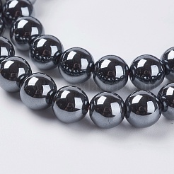 Non-Magnetic Synthetic Hematite Beads Strands&nbsp;G-H1071-1