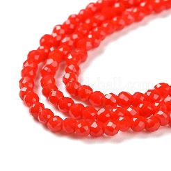 Glass Imitation Jade Beads Strands&nbsp;GLAA-H021-02-06
