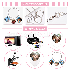 4 Sets Sublimation Blank Bracelet Making&nbsp;FIND-PH0005-91