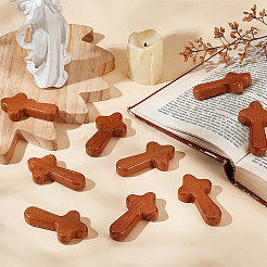20Pcs Wooden Cross Wall Ornaments&nbsp;AJEW-GA0007-36