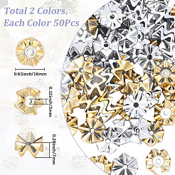 100Pcs 2 Colors Opaque Acrylic Beads&nbsp;OACR-SC0002-86