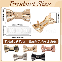 10 Bags 5 Colors Zinc Alloy Buckles&nbsp;FIND-CP0003-78
