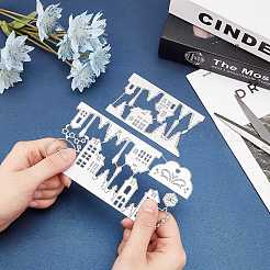 Carbon Steel Cutting Dies Stencils&nbsp;DIY-WH0170-353