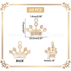 60Pcs Alloy Enamel Pendants&nbsp;FIND-DC0001-68
