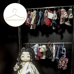50Pcs Mini Iron Clothing Hanger&nbsp;AJEW-FH0004-38B