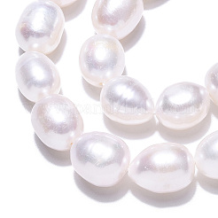 Natural Cultured Freshwater Pearl Beads Strands&nbsp;PEAR-N012-08J