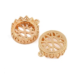 Brass Pendant Cabochon Settings&nbsp;KK-L223-018G