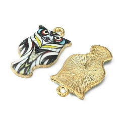 6Pcs 6 Colors Rack Plating Alloy Enamel Pendants&nbsp;ENAM-YW0003-13