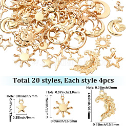 4 Bags Alloy Pendants&nbsp;FIND-SC0017-83